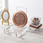 Acrylic Stands For Display, Clear Plate Holder Dining Table Centerpiece Decor, Sturdy Bowl Holder And Kitchen, alternate view