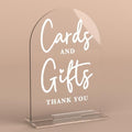 Acrylic Wedding Sign Cards and Gifts Sign for Wedding Wedding Signs for Ceremony Modern Calligraphy Arch Acrylic
