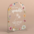Acrylic Wedding Sign Let Love Sparkle Signs for Ceremony Modern Calligraphy Arch Acrylic Table Top Signs for