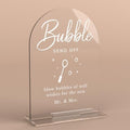 Acrylic Wedding Sign Wedding Signs for Ceremony Bubble Send Off Sign for Wedding Modern Calligraphy Arch Acrylic