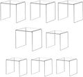 Acylic Riser Square Display Stand For Cupcakes, Arts and Crafts (Clear, 8P-4&5INCH) in Clear