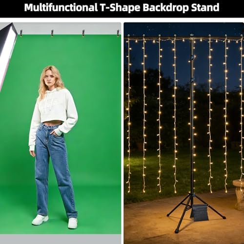 Adjustable Backdrop Stand 10x8.5ft Heavy Duty in 10x8.5ft, alternate view 5