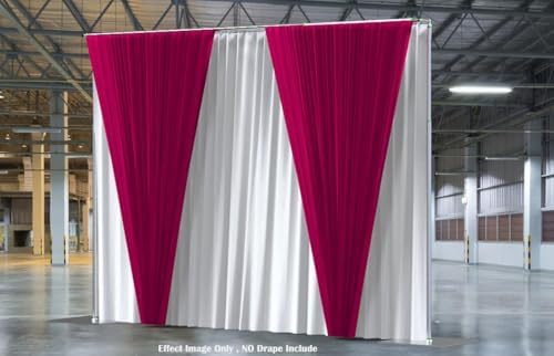 Adjustable Backdrop Stand Pipe Kit Heavy Duty Quick Set Up for Wedding&Party&Event&Photography&Show&Display, alternate view 3