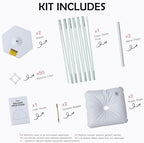 Adjustable Balloon Arch Stand Kit with Ground Stakes, alternate view 5