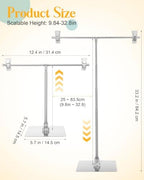Adjustable Banner Stand Metal T-Shaped Easel Display for Sign Poster Stand, alternate view 6