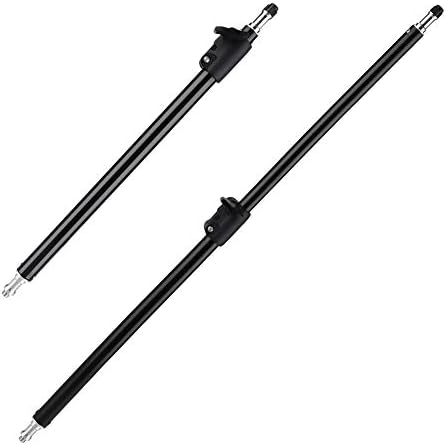 Adjustable Extension Rod Stick Pole, 45-74cm Photography Studio Extension Rod Stick 3/8" 1/4" Multipurpose