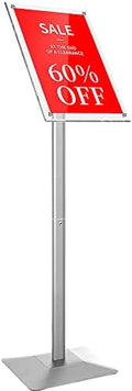 Adjustable Heavy Duty Pedestal Acrylic Sign holder floor Stand, sign stand poster stand, Standing Floor for 11 x