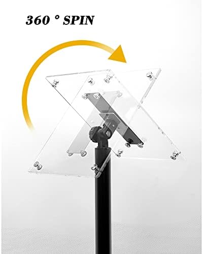 Adjustable Heavy Duty Pedestal Acrylic Sign holder floor Stand, sign stand poster stand, Standing Floor for 11 x, alternate