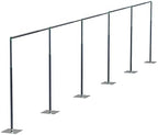 Adjustable Heavy Duty Portable 10FT X 50FT Pipe and Drape Backdrop Kit Quick Set Up Easy for
