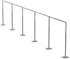 Adjustable Heavy Duty Portable 10FT X 50FT Pipe and Drape Backdrop Kit Quick Set Up Easy for, alternate view 2