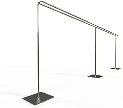 Adjustable Heavy Duty Portable Pipe and Drape Backdrop Kit 10FT x 20FT Double Crossbar Easy Set Up for
