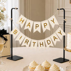 Adjustable Table Banner Stands & Purse Holders, Black in Black, alternate view 2