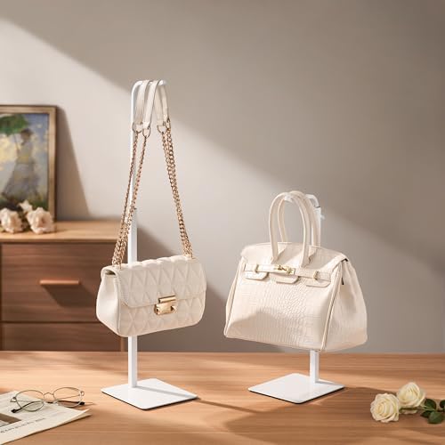 Adjustable Table Banner Stands & Purse Holders, White in White, alternate view 4