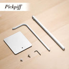 Adjustable Table Banner Stands & Purse Holders, White in White, alternate view 7