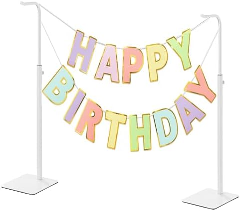 Adjustable Tabletop Purse & Banner Display Stand, White in White, alternate view 5