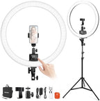 Advanced 18" LED Ring Light with Tripod Stand Phone Holder