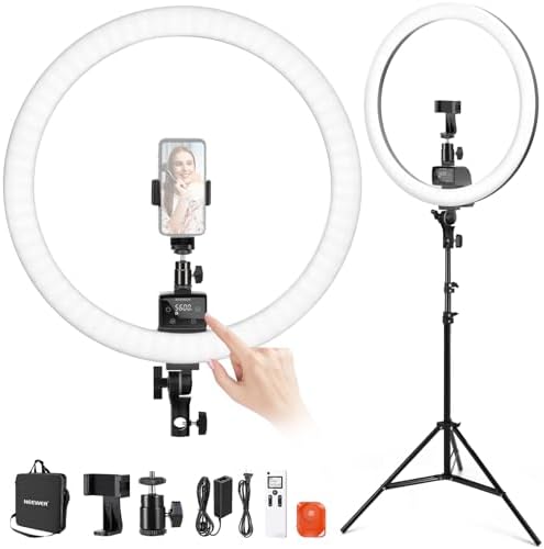 Advanced 18" LED Ring Light with Tripod Stand Phone Holder