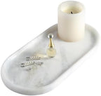 African Natural Marble Decorative Tray, 12"x6" - Countertop Organizer, Catchall Tray for Perfume, Candles