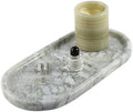 African Natural Marble Tray, 12"x6" Vanity Decorative Tray for Countertop Organizer, Catchall Tray for Perfume