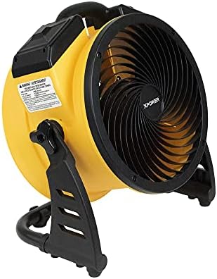 Air Circulator Utility Fan, 900 CFM, Variable Speed, 11 in Sealed Brushless DC Motor