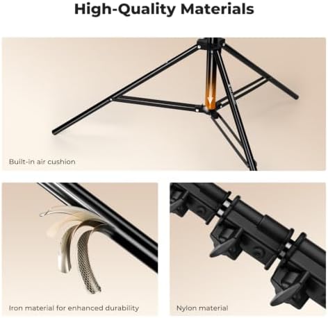 Air Cushioned Light Stand, 53-157" Height, 1/4"-3/8" Adapter, alternate view 3