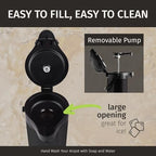 Airpot Coffee Carafe Dispenser with Pump Black 12 Hours Hot Water Retention, alternate view 6