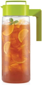 Airtight Pitcher - Durable BPA-Free Eastman Tritan Odor/Stain-Resistant Leakproof Lid for Iced Tea/Water