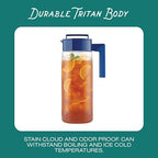 Airtight Pitcher - Durable BPA-Free Eastman Tritan Odor/Stain-Resistant Leakproof Lid for Iced Tea/Water, alternate view 4