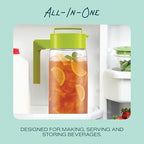 Airtight Pitcher - Durable BPA-Free Eastman Tritan Odor/Stain-Resistant Leakproof Lid for Iced Tea/Water, alternate view 5