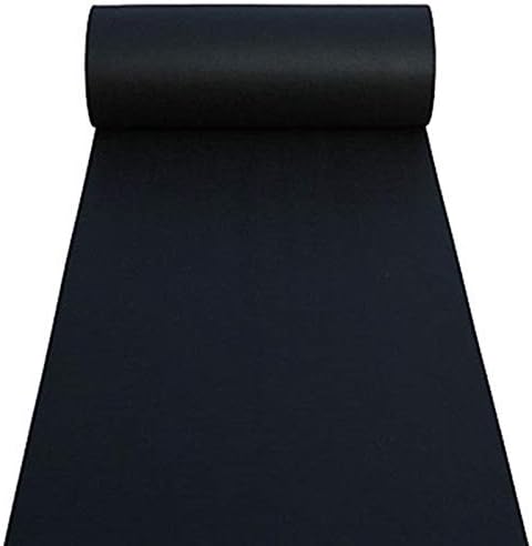 Aisle Runners Wedding Accessories Black Aisle Runner Carpet Rugs for Step and Repeat Display, Ceremony Parties