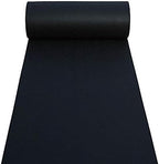 Aisle Runners Wedding Accessories Black Aisle Runner Carpet Rugs for Step and Repeat Display, Ceremony Parties
