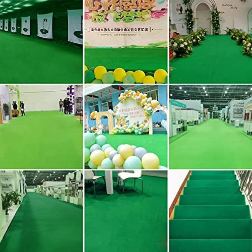 Aisle Runners Wedding Accessories Grass Green Aisle Runner Carpet Rugs for Step and Repeat Display, Ceremony, alternate view