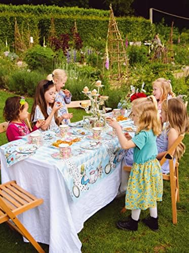 Alice in Wonderland Cupcake Cake Stand | Mad Hatter Themed Afternoon Tea Party Decorations | Table Centrepiece, alternate