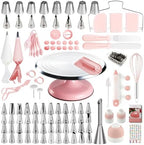 Aluminum Cake Decorating Kit, Baking Supplies Tools for Beginners & Pros