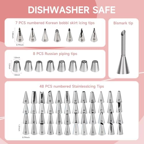 Aluminum Cake Decorating Kit, Baking Supplies Tools for Beginners & Pros, alternate view 4