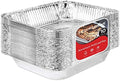 Aluminum Pans 9x13 Disposable Foil Pans (10 Pack) - Half Size Steam Table Deep Aluminum Trays - Tin Foil