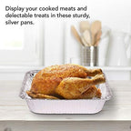 Aluminum Pans 9x13 Disposable Foil Pans (30 Pack) - Half Size Steam Table Deep Trays - Tin Foil Pans Great for, alternate