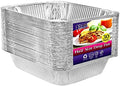 Aluminum Pans Half Size, 9X13, Extra Heavy Duty Disposable Foil Pans For Baking (30 Pack) Roasting & Chafing
