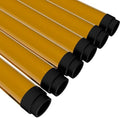 Amber T8 Fluorescent Tube Guard, 4-Ft Safety Sleeve, 6-Pack