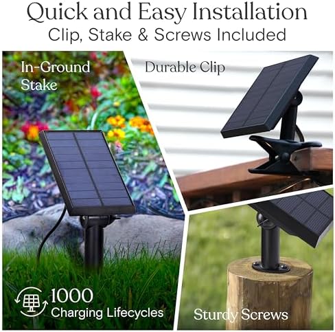 Ambience Hybrid Outdoor String Lights - Dual Plug and Solar Powered Waterproof LED Light String for Outside - 48, alternate