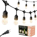 Ambience Pro 105Ft LED String Lights - 2W Commercial Grade Patio Lighting Outdoor Waterproof - Heavy Duty