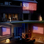 American Flag Lights - 384 Super Bright LEDs, Waterproof USA Flag Decoration for 250th Anniversary, Independence, alternate