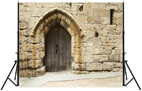 Ancient Jerusalem Buildings Backdrop Rock Stone Wall Photography Vintage Building Background Party Supplies Room, alternate