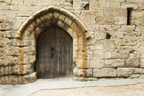 Ancient Jerusalem Buildings Backdrop Rock Stone Wall Photography Vintage Building Background Party Supplies Room