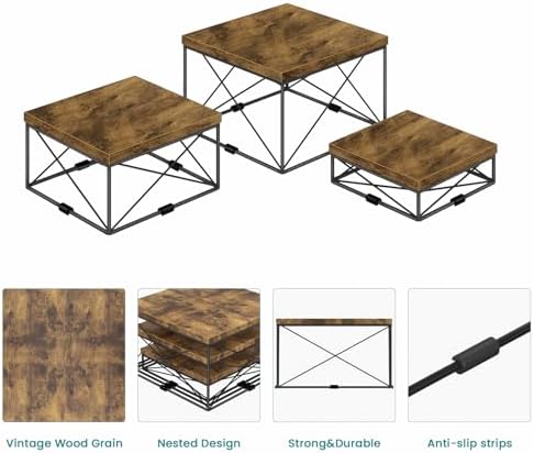 and Stands, Square Display Risers, Wood Food Riser in Black, alternate view 4