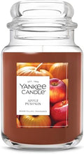 Apple Pumpkin Scented Candle, 22oz Large Jar
