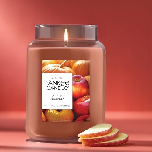 Apple Pumpkin Scented Candle, 22oz Large Jar, alternate view 4
