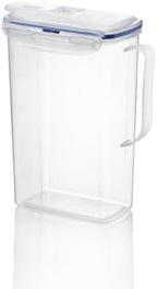 Aqua Fridge Door Water Jug | Clear Pitcher | BPA Free Plastic Pitcher with Lid | 2 Quart Pitcher with Lid for, alternate view