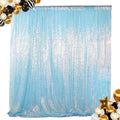 Aqua Photo Backdrop 7FTx7FT Sequin Backdrop Iridescent Aqua Mermaid Fabric Sparkle Curtain Photograph Backdrop