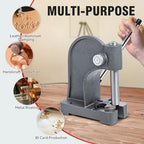 Arbor Press 1 Ton Round Ram, Cast Iron Heavy duty Upgraded Manual Arbor Press 1 Ton, 5.5" Maximum Height, alternate view 2